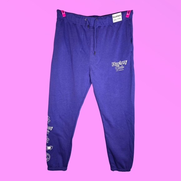 Playboy Purple Playboy Club Jogger Sweatpants Size XXL - Picture 1 of 10
